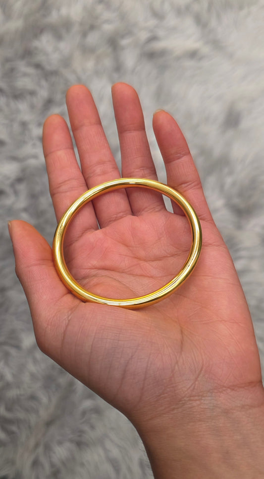 18 K Gold Plated Waterproof Solid Bracelet