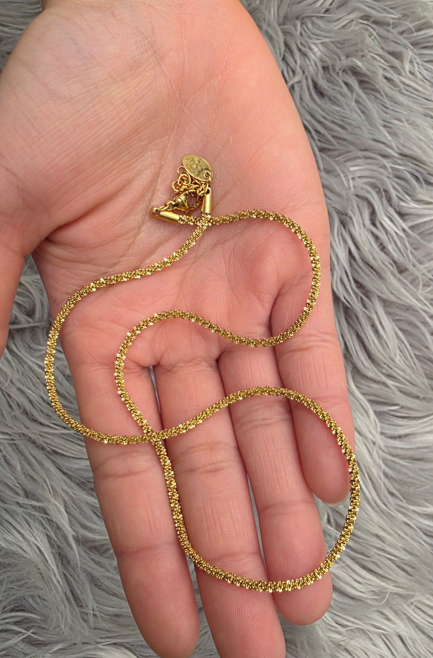 18K Gold-Plated Necklace – Gold Chain, Waterproof & Tarnish-Resistant