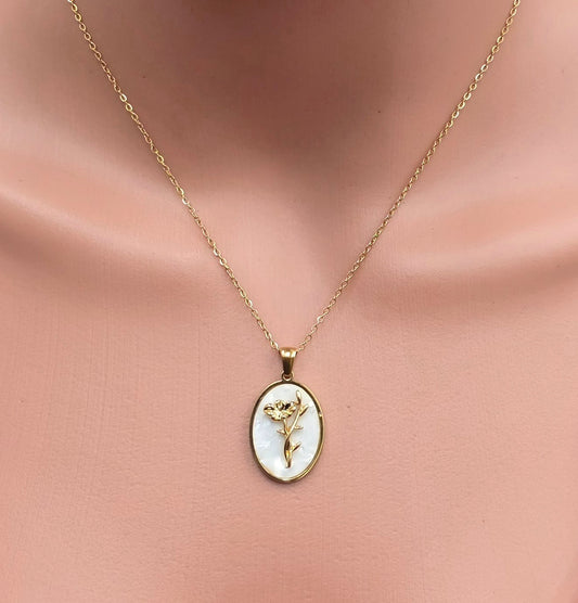 18K Gold-Plated Necklace – Waterproof & Tarnish-Resistant