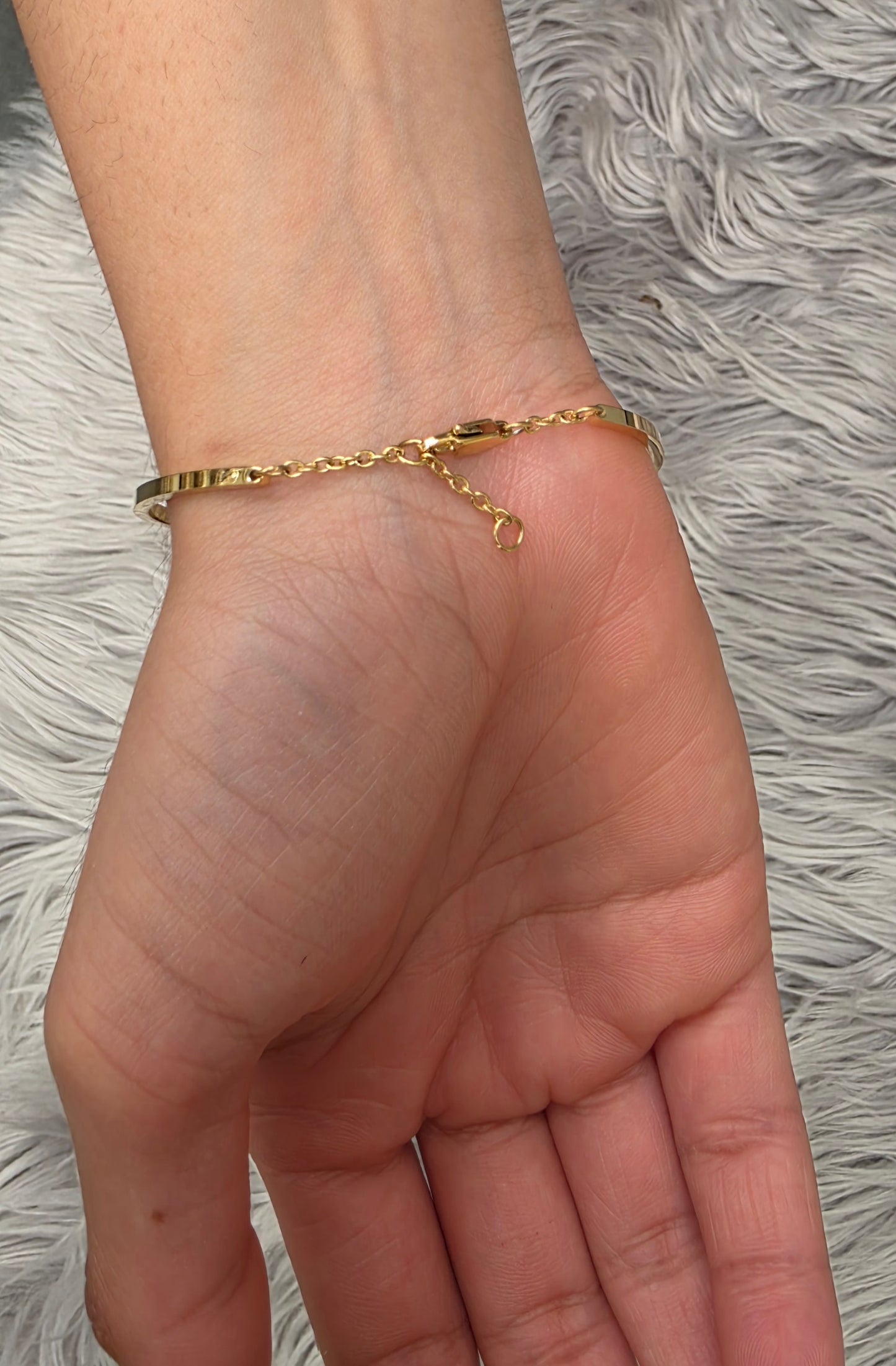 Blue Evil Eye Chain Bracelet – 18K Gold Plated, Waterproof & Hypoallergenic