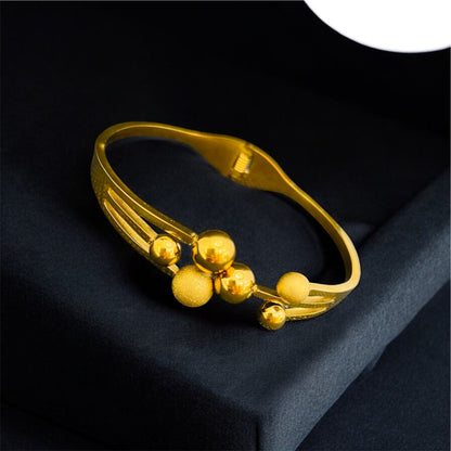 18K Gold Plated Everyday Style Bracelet – Waterproof & Adjustable