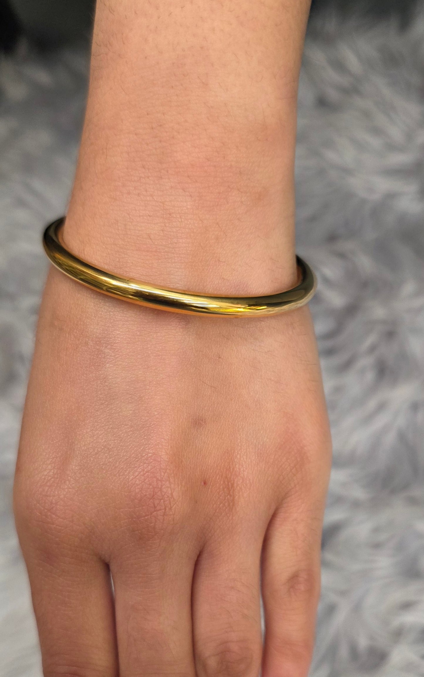 18 K Gold Plated Waterproof Solid Bracelet