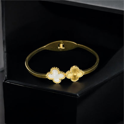 18K Gold Plated Waterproof Openable Bracelet – Adjustable Fit
