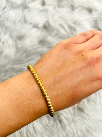 18K Gold Plated Cuff Open Bracelet Sold Gold – Adjustable & Waterproof